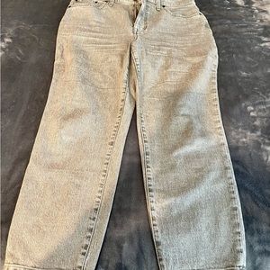 Grey Madewell Highwaisted jeans